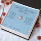The Voice That Calms Me Now - Love Knot Necklace for Grandson