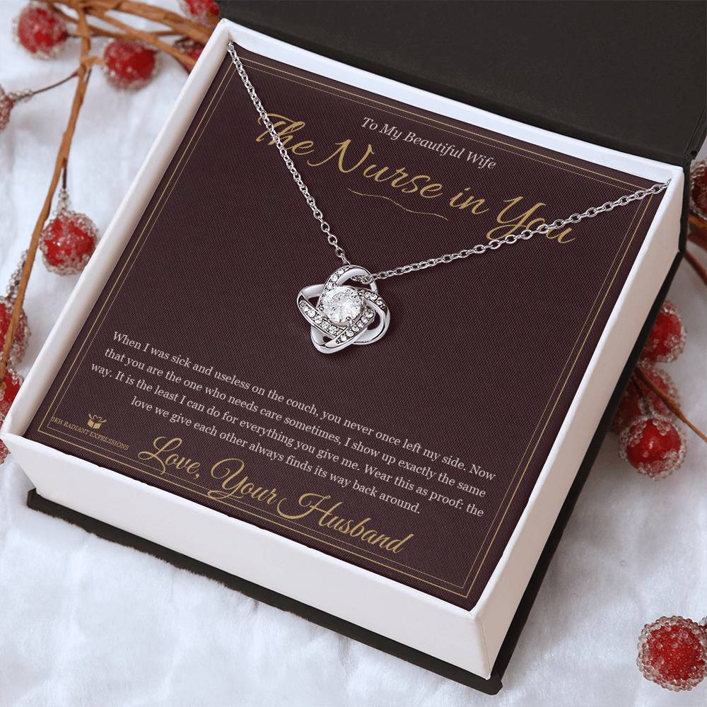 The Nurse in You - Love Knot Necklace for Wife