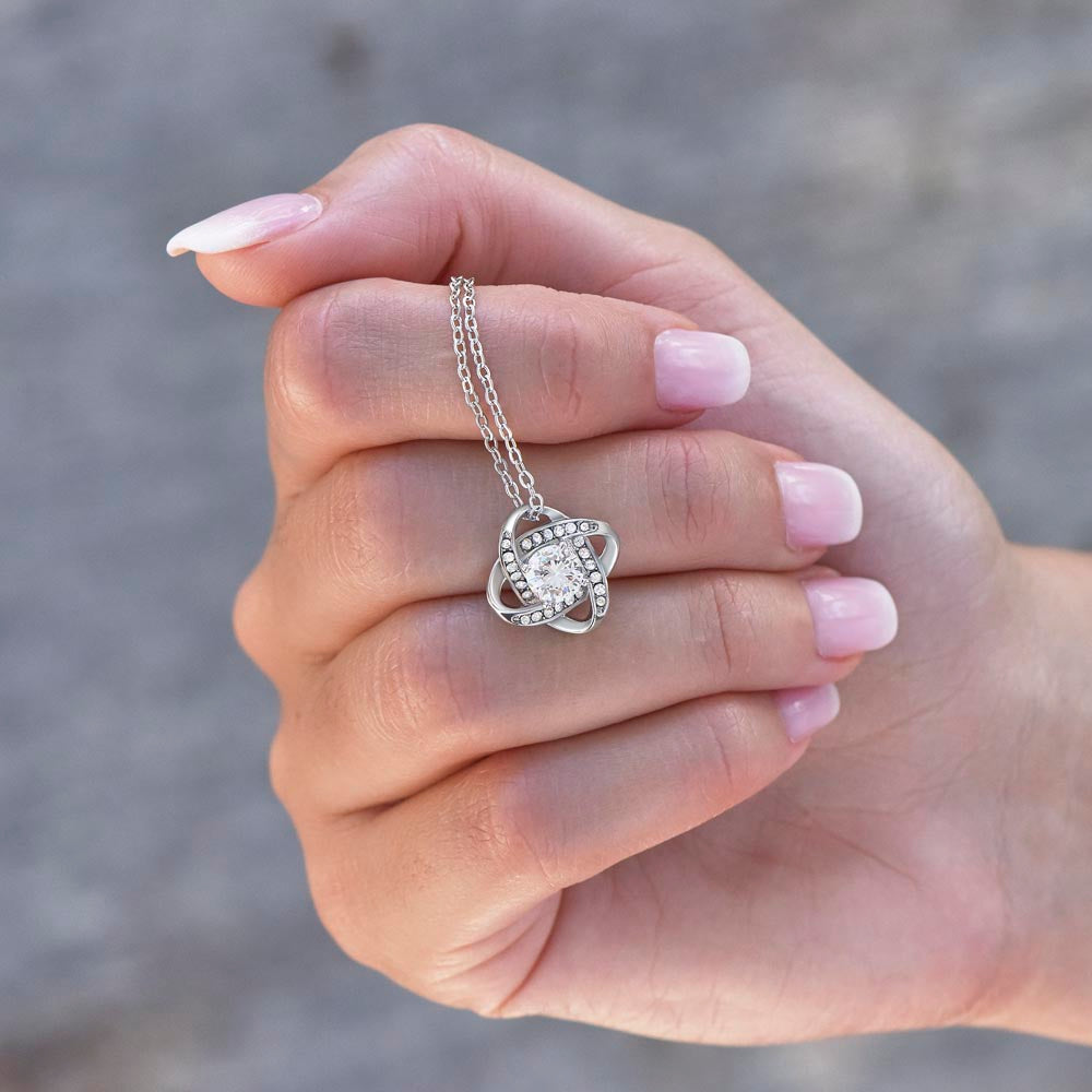 Your Strength Isn't New - Love Knot Necklace for Wife