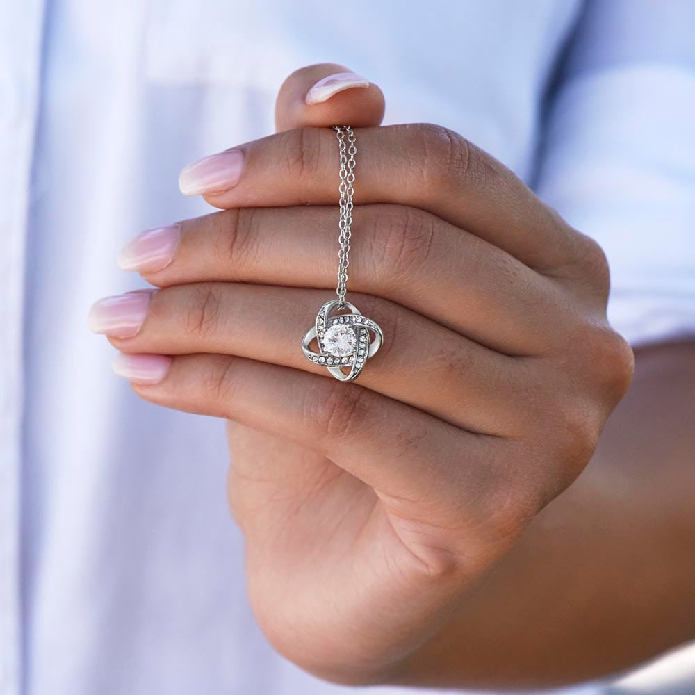 To My Child, Forever - Love Knot Necklace for Mom