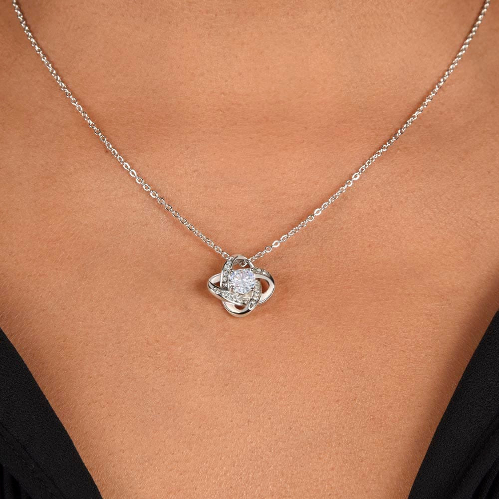 To My Child, Forever - Love Knot Necklace for Mom