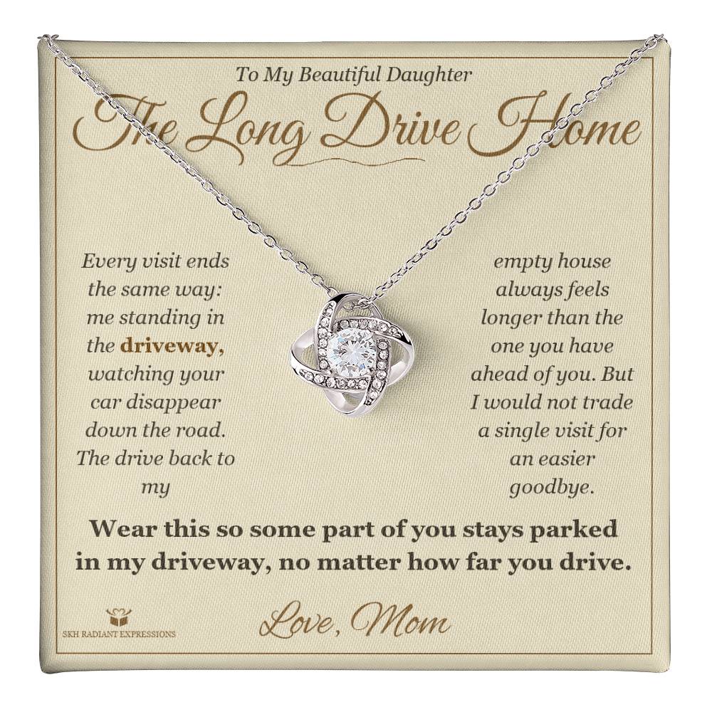 The Long Drive Home - Love Knot Necklace for Daughter