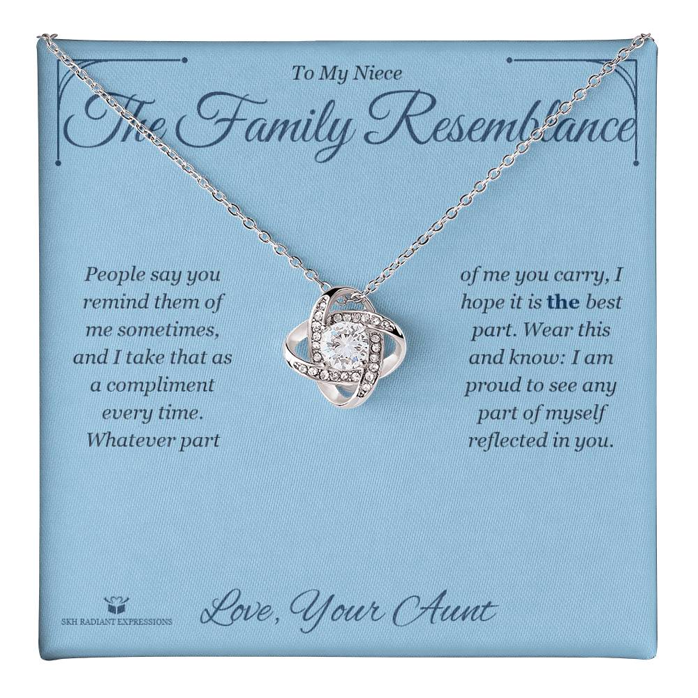 The Family Resemblance - Love Knot Necklace for Niece