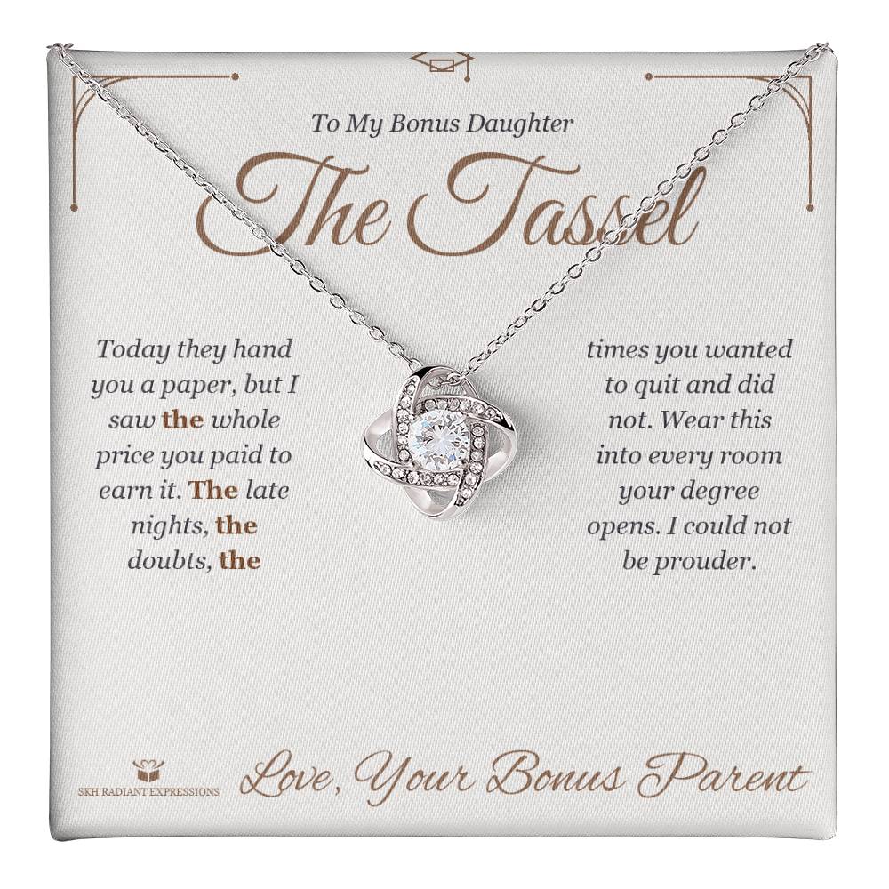 The Tassel - Love Knot Necklace for Stepdaughter