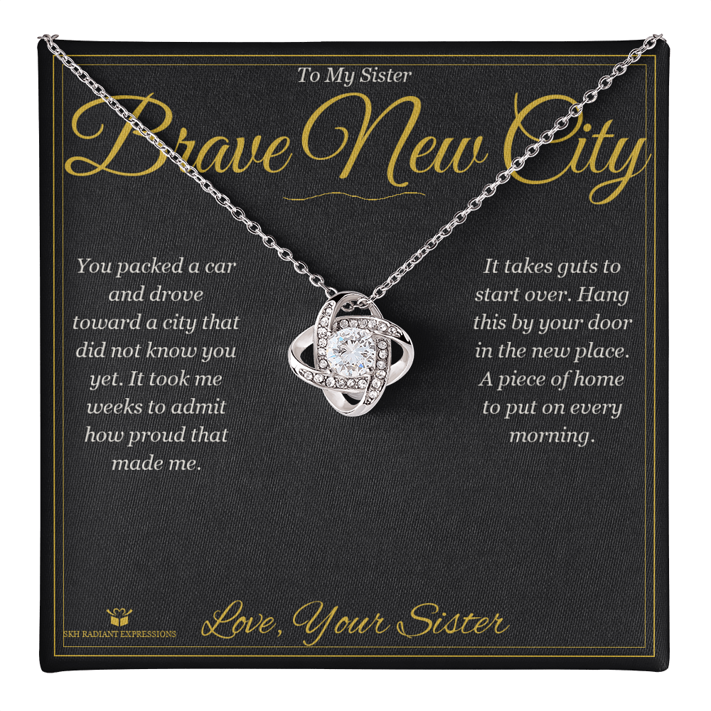 Brave New City - Love Knot Necklace for Sister