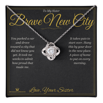 Brave New City - Love Knot Necklace for Sister