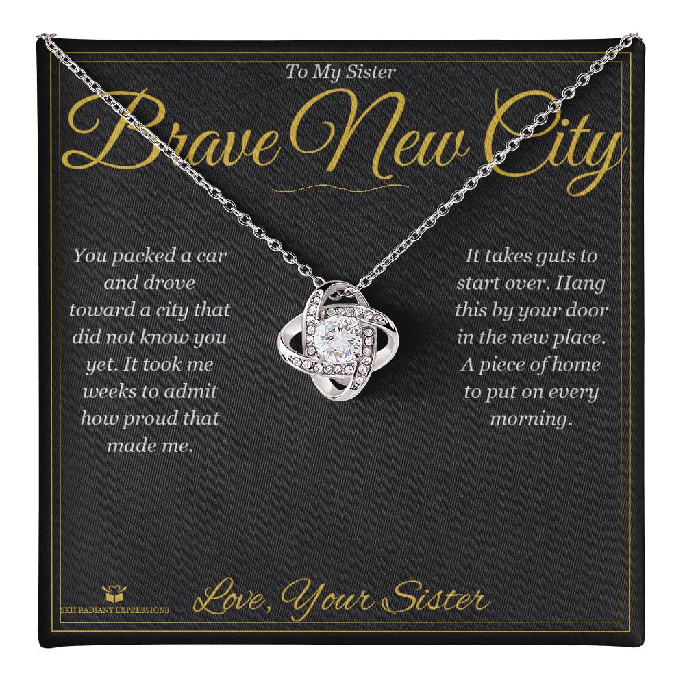 Brave New City - Love Knot Necklace for Sister