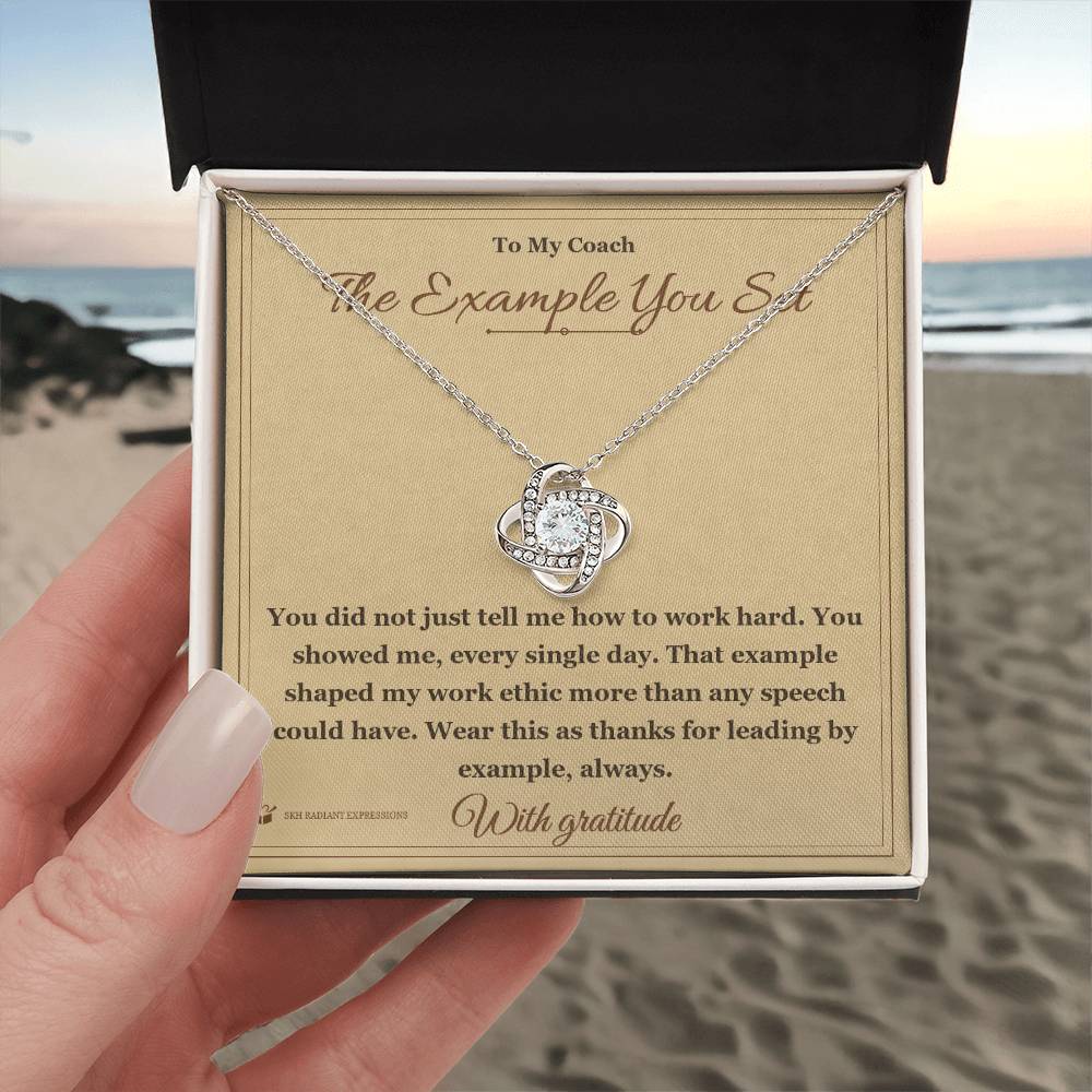 The Example You Set - Love Knot Necklace for Coach