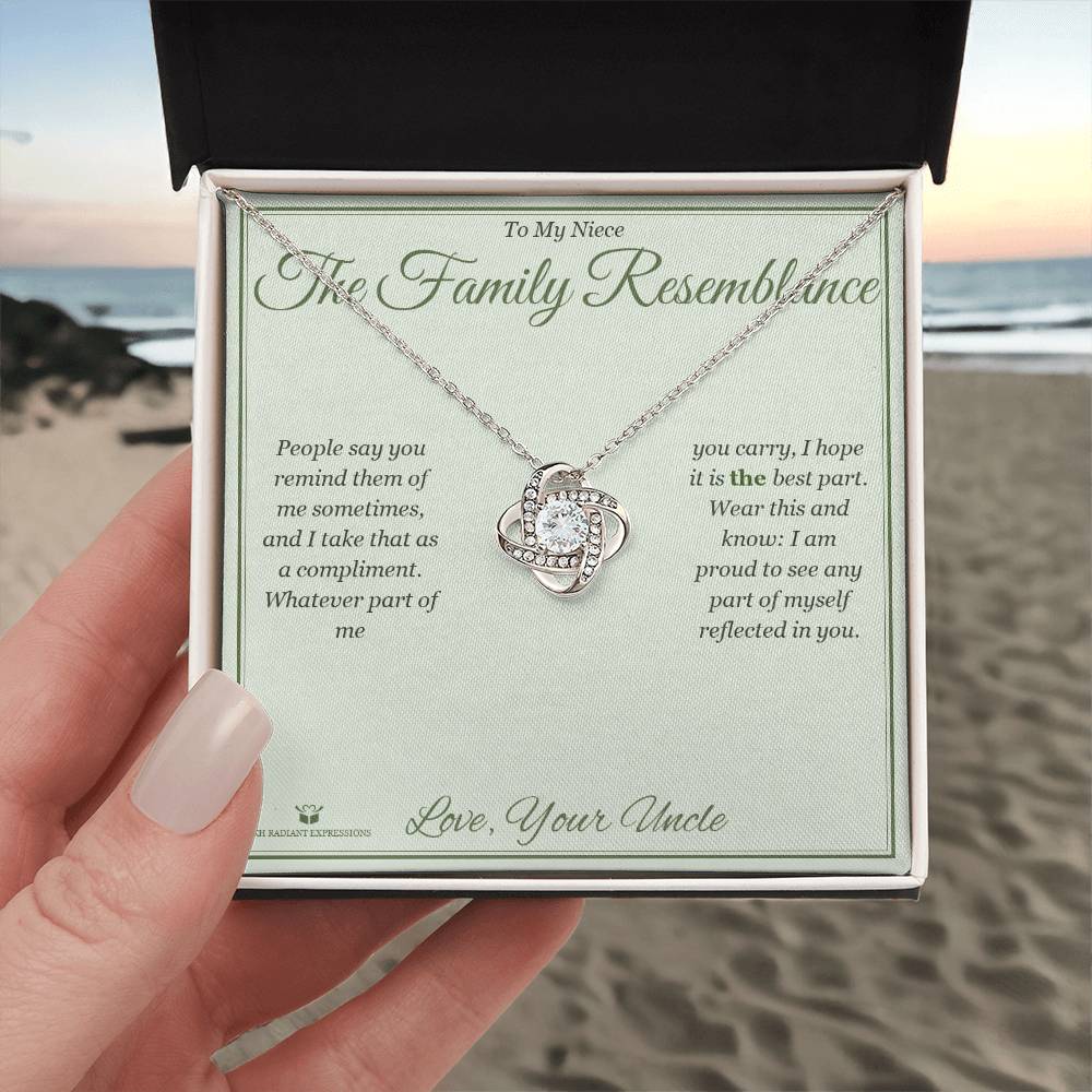 The Family Resemblance - Love Knot Necklace for Niece
