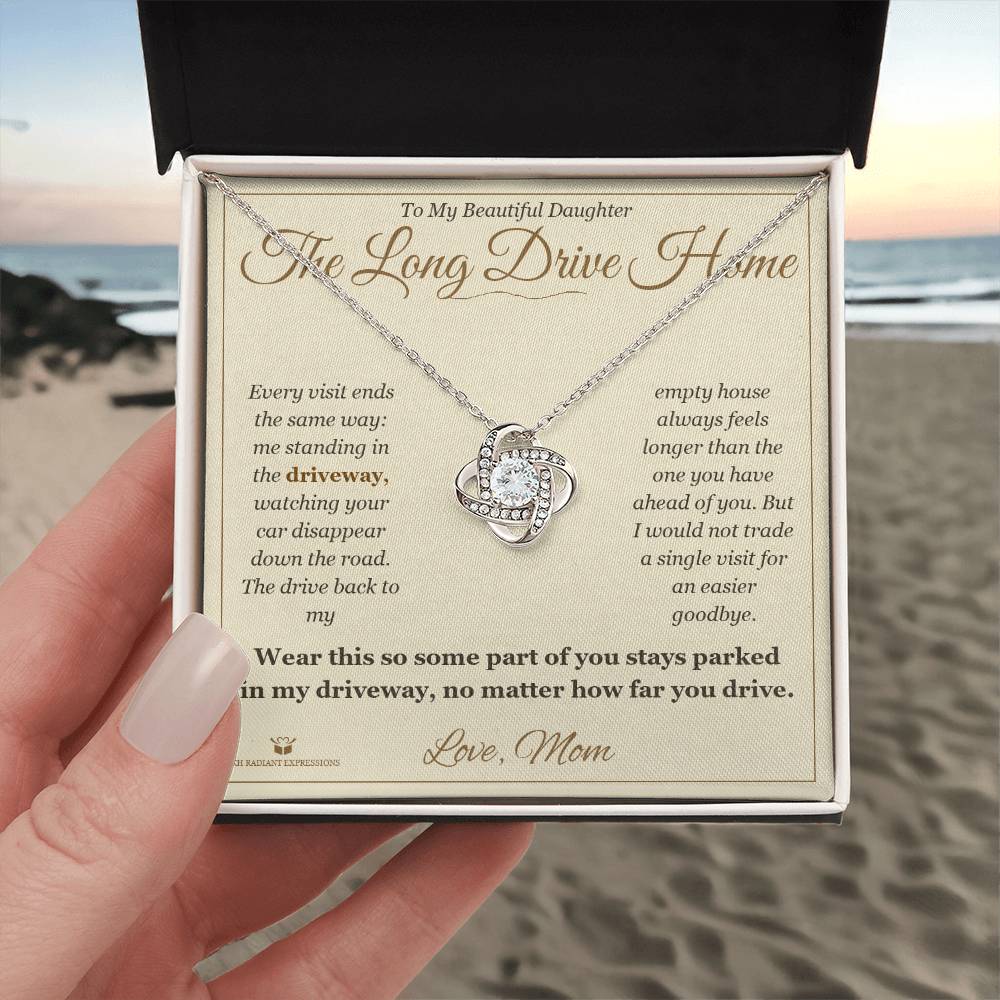 The Long Drive Home - Love Knot Necklace for Daughter