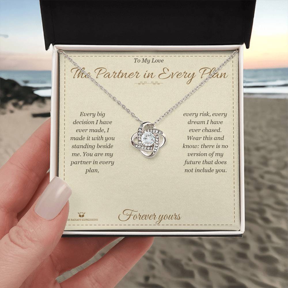 The Partner in Every Plan - Love Knot Necklace for Partner