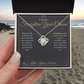 Straighten Your Crown - Love Knot Necklace for Sister