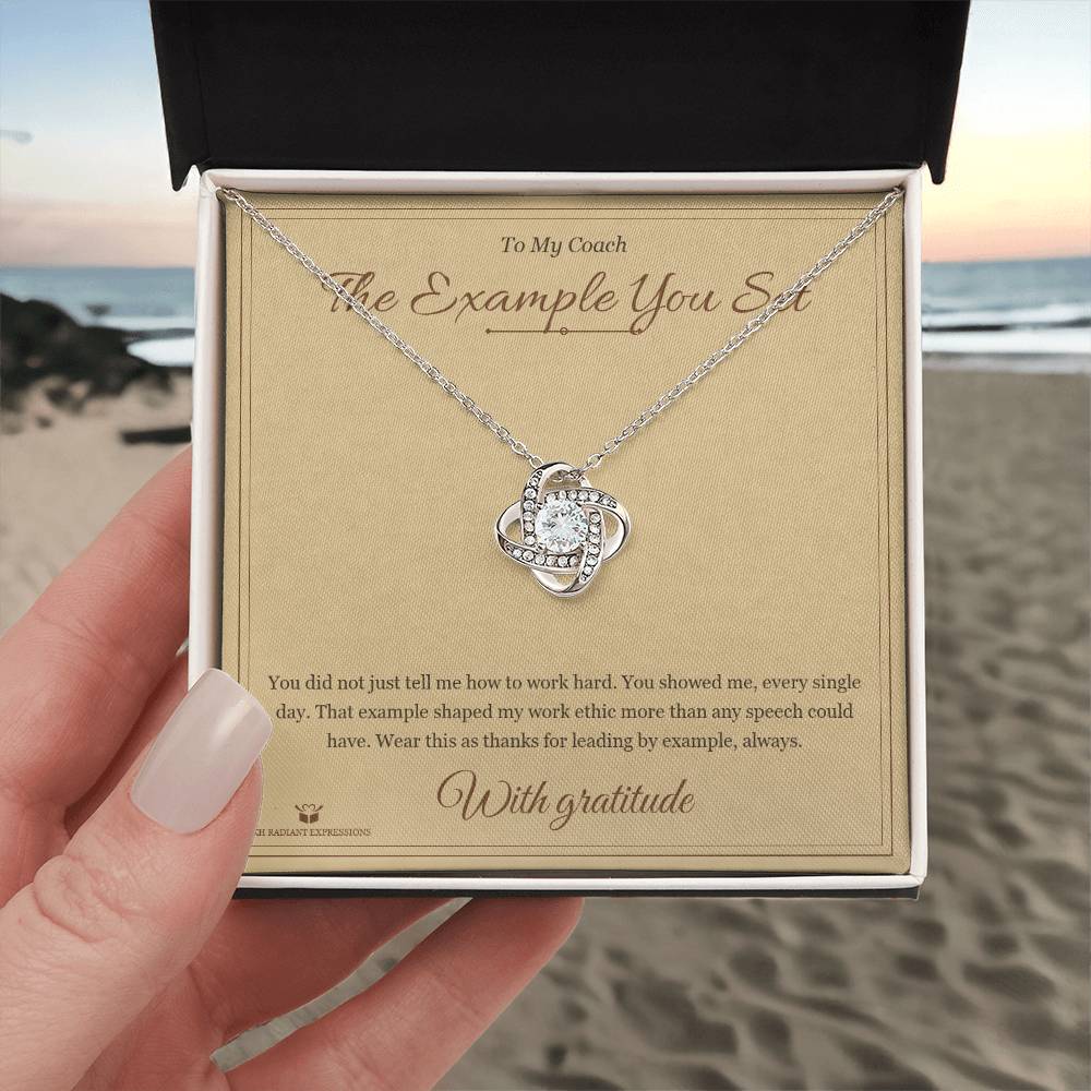 The Example You Set - Love Knot Necklace for Coach