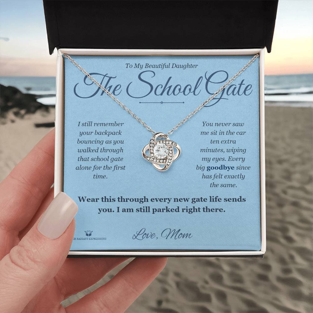 The School Gate - Love Knot Necklace for Daughter