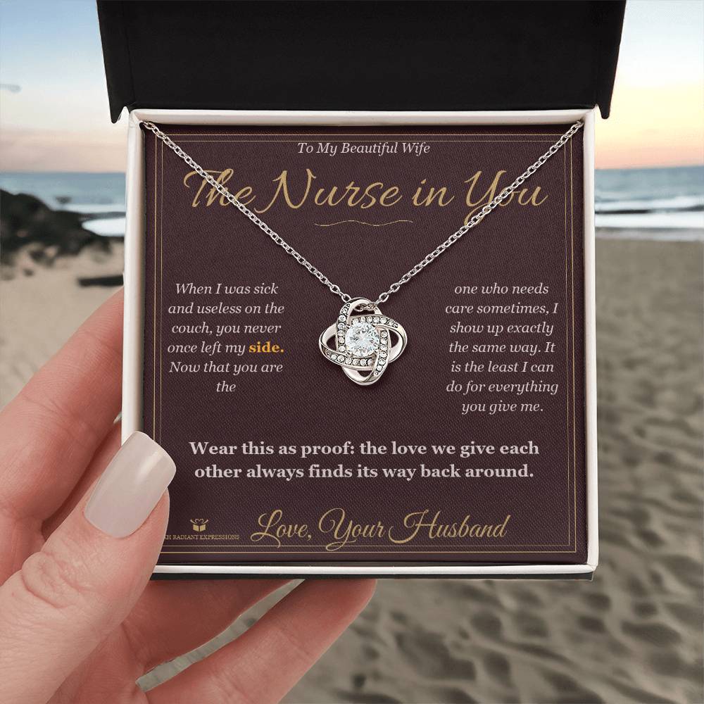 The Nurse in You - Love Knot Necklace for Wife