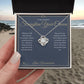 Straighten Your Crown - Love Knot Necklace for Grandson