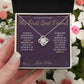 My First Best Friend - Love Knot Necklace for Daughter - personalized keepsake gift from SKH Radiant Expressions