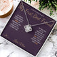 My First Best Friend - Love Knot Necklace for Daughter - personalized keepsake gift from SKH Radiant Expressions