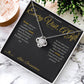 Every Visit, A Gift - Love Knot Necklace for Grandson