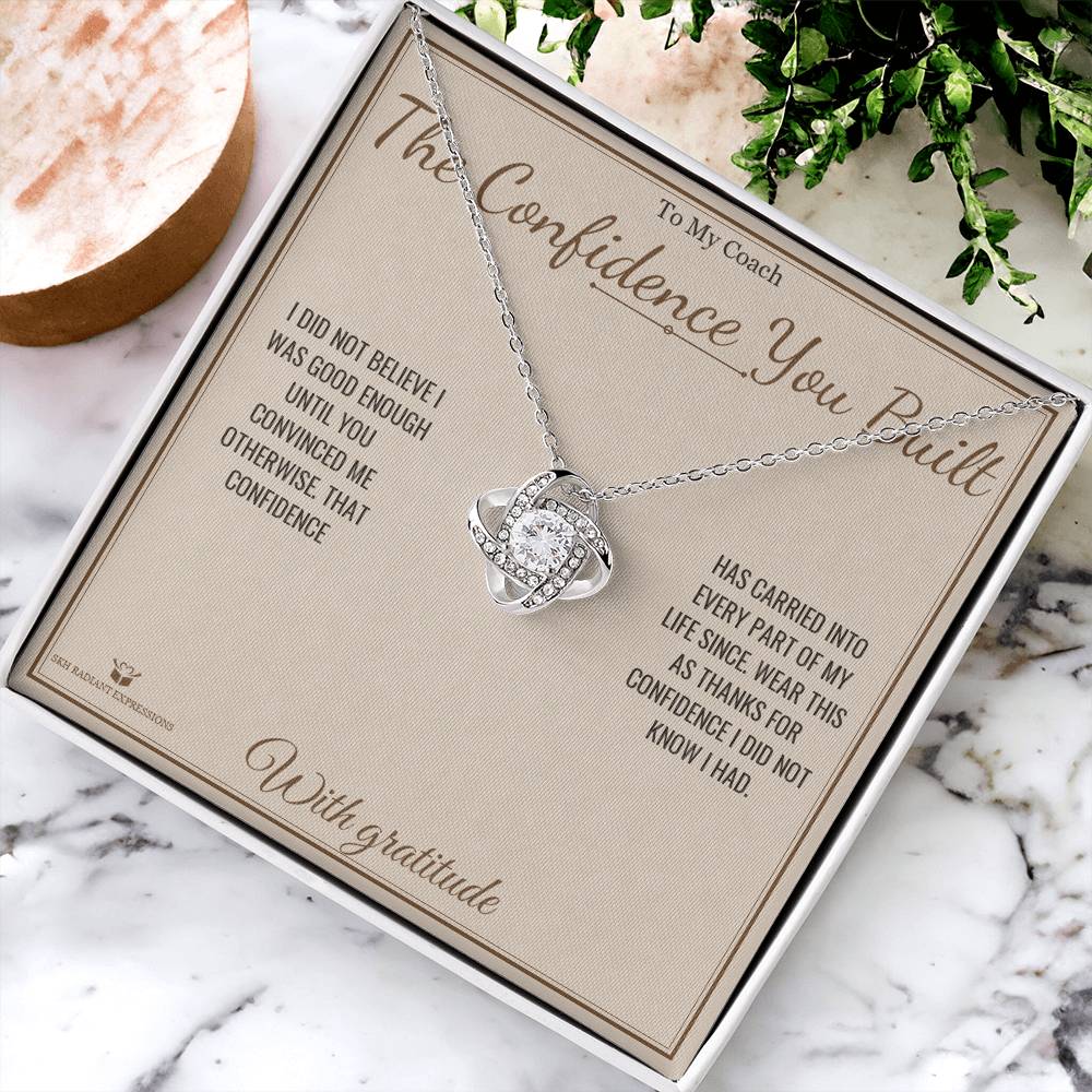 The Confidence You Built - Love Knot Necklace for Coach
