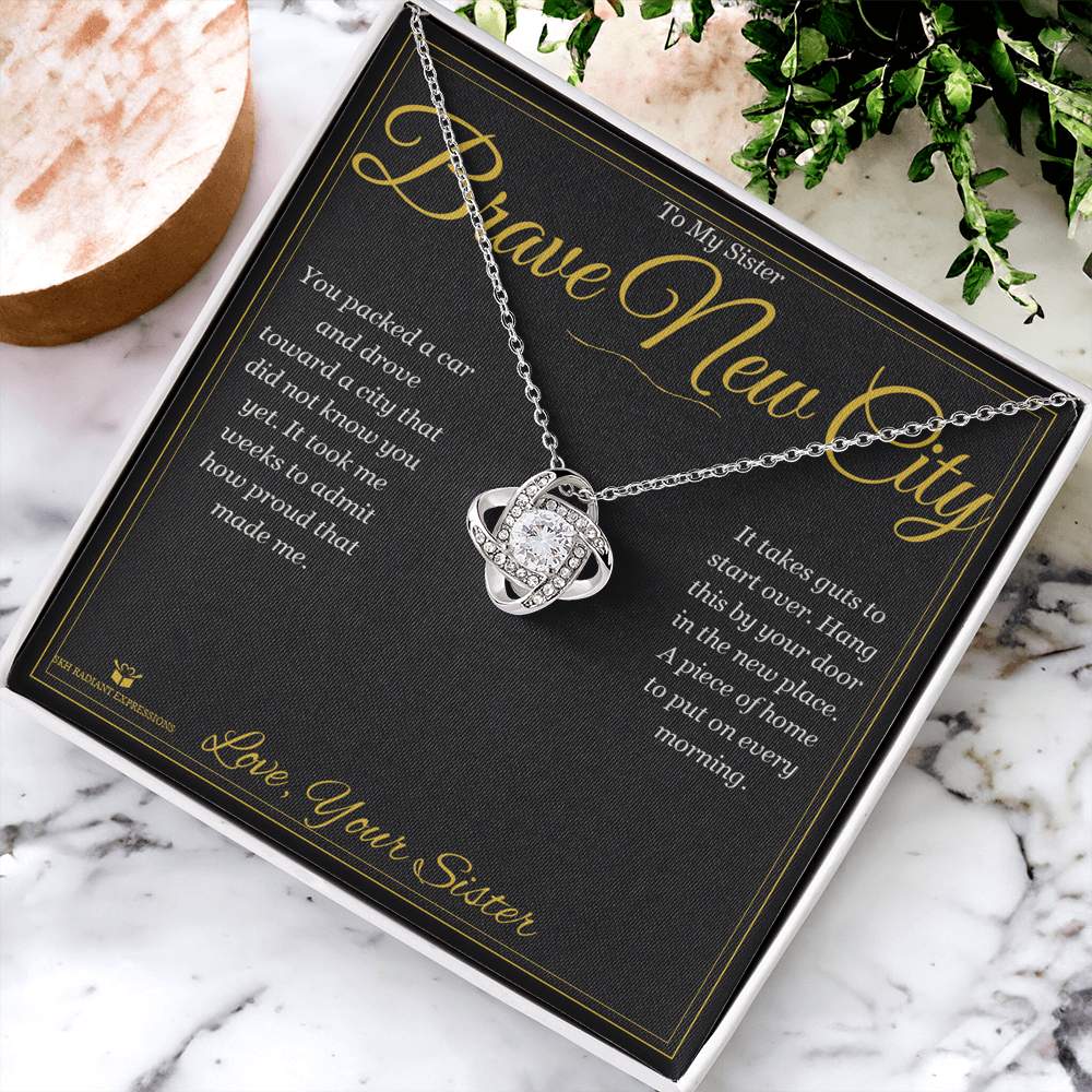 Brave New City - Love Knot Necklace for Sister