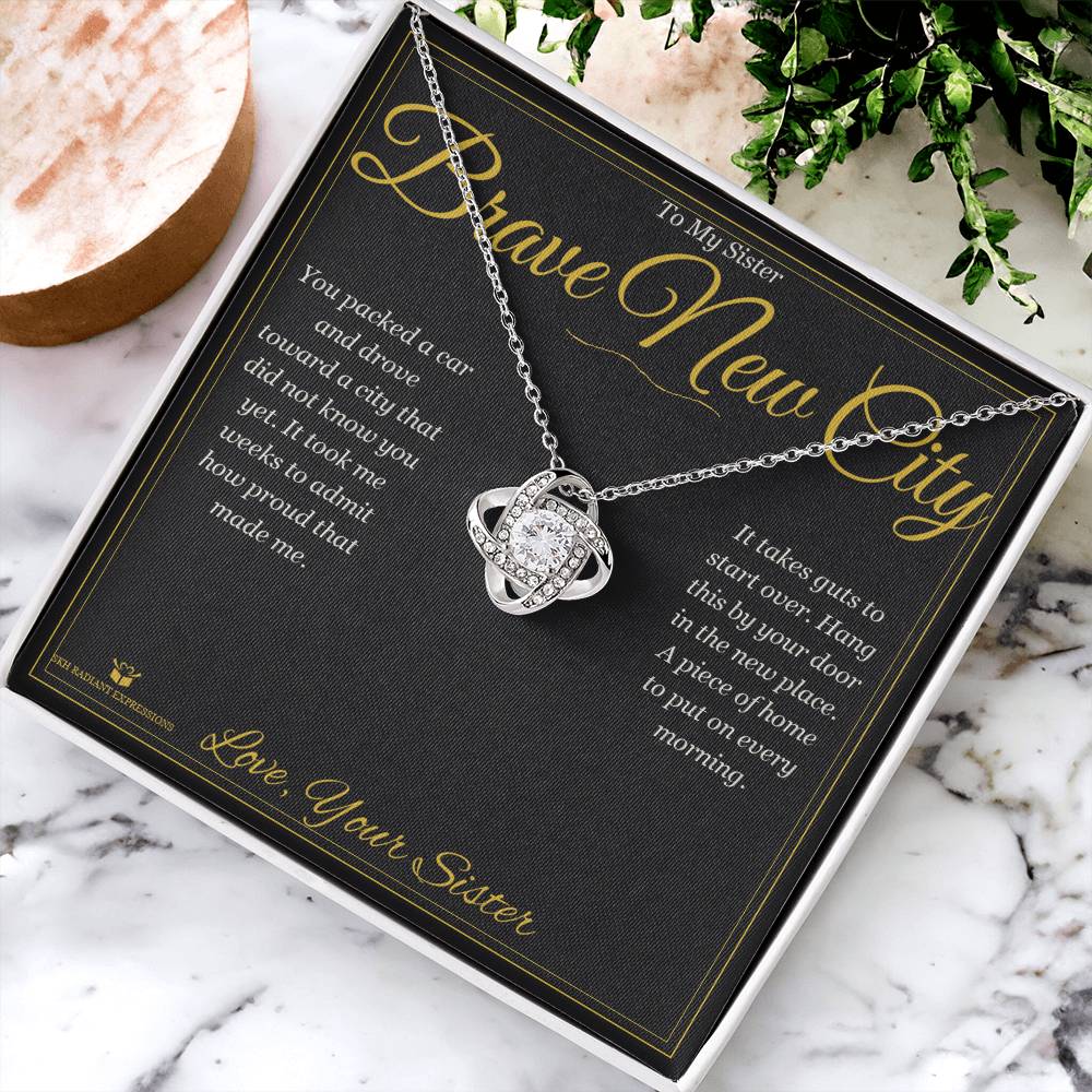 Brave New City - Love Knot Necklace for Sister