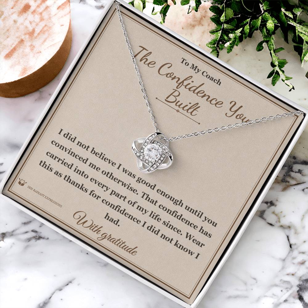 The Confidence You Built - Love Knot Necklace for Coach