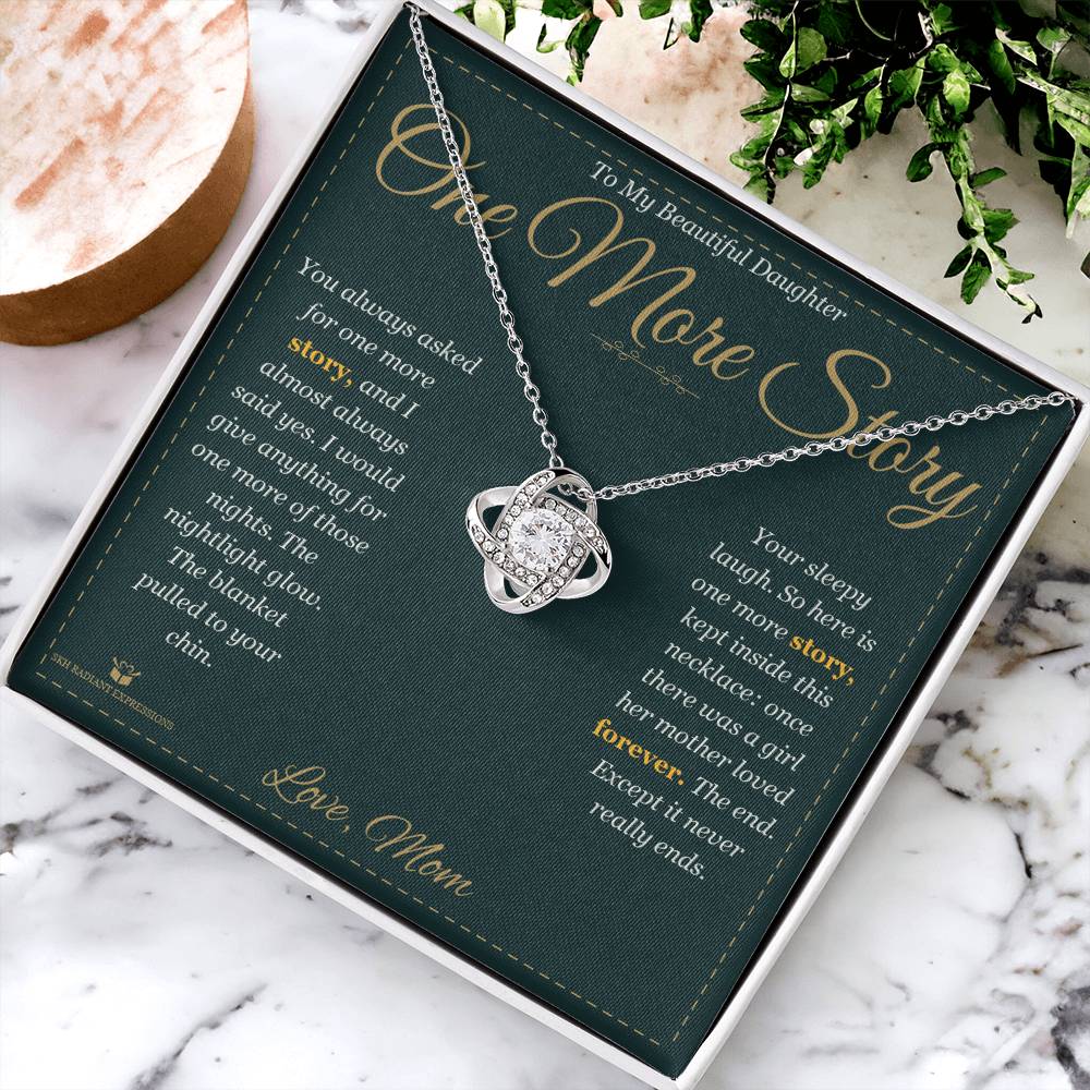One More Story - Love Knot Necklace for Daughter