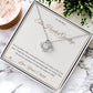 The Hardest Goodbye - Love Knot Necklace for Mom