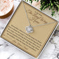The Long Way Home - Love Knot Necklace for Mom