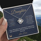 TEST CATALOG4379 - To My Beautiful Daughter Love Knot (delete me)