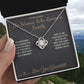 The Woman Who Raised a Family - Love Knot Necklace for Grandmother