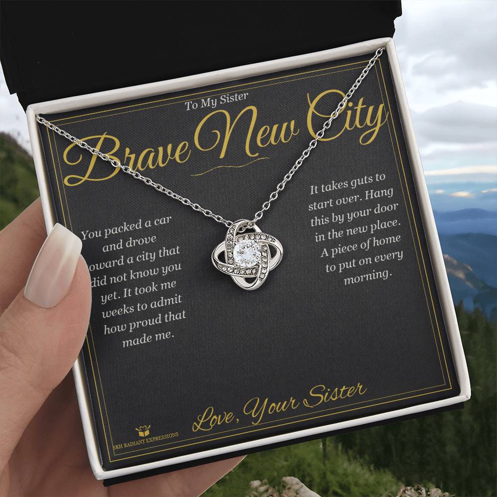 Brave New City - Love Knot Necklace for Sister