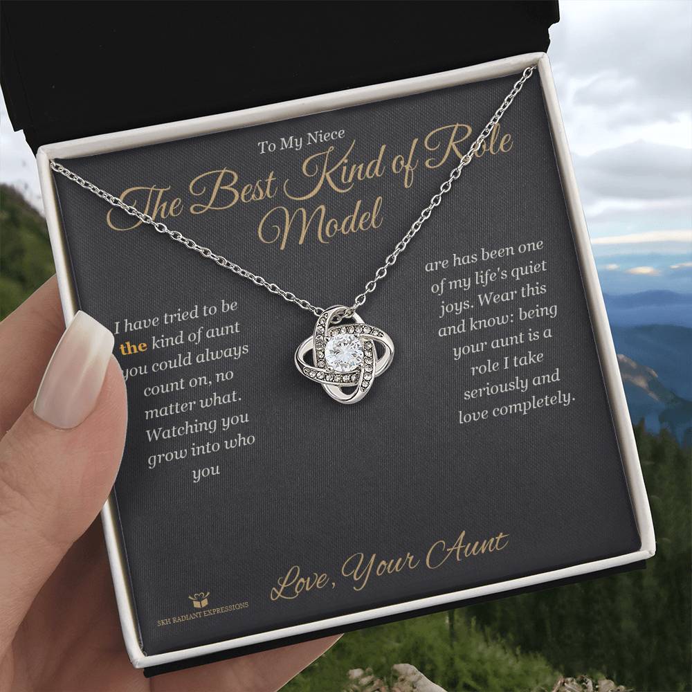 The Best Kind of Role Model - Love Knot Necklace for Niece