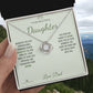 Straighten Your Crown - Love Knot Necklace for Daughter