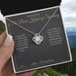 The Best Kind of Spoiling - Love Knot Necklace for Grandson
