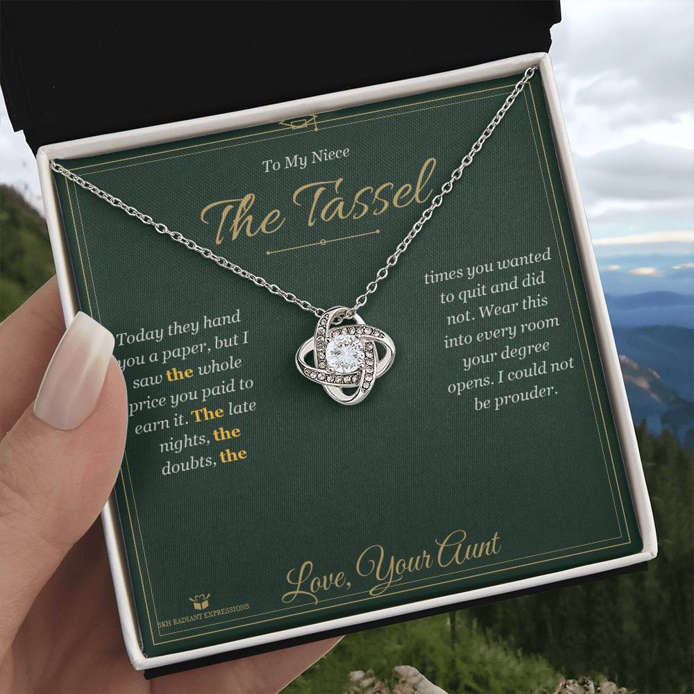 The Tassel - Love Knot Necklace for Niece