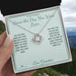 Since the Day You Were Born - Love Knot Necklace for Grandson