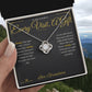 Every Visit, A Gift - Love Knot Necklace for Grandson