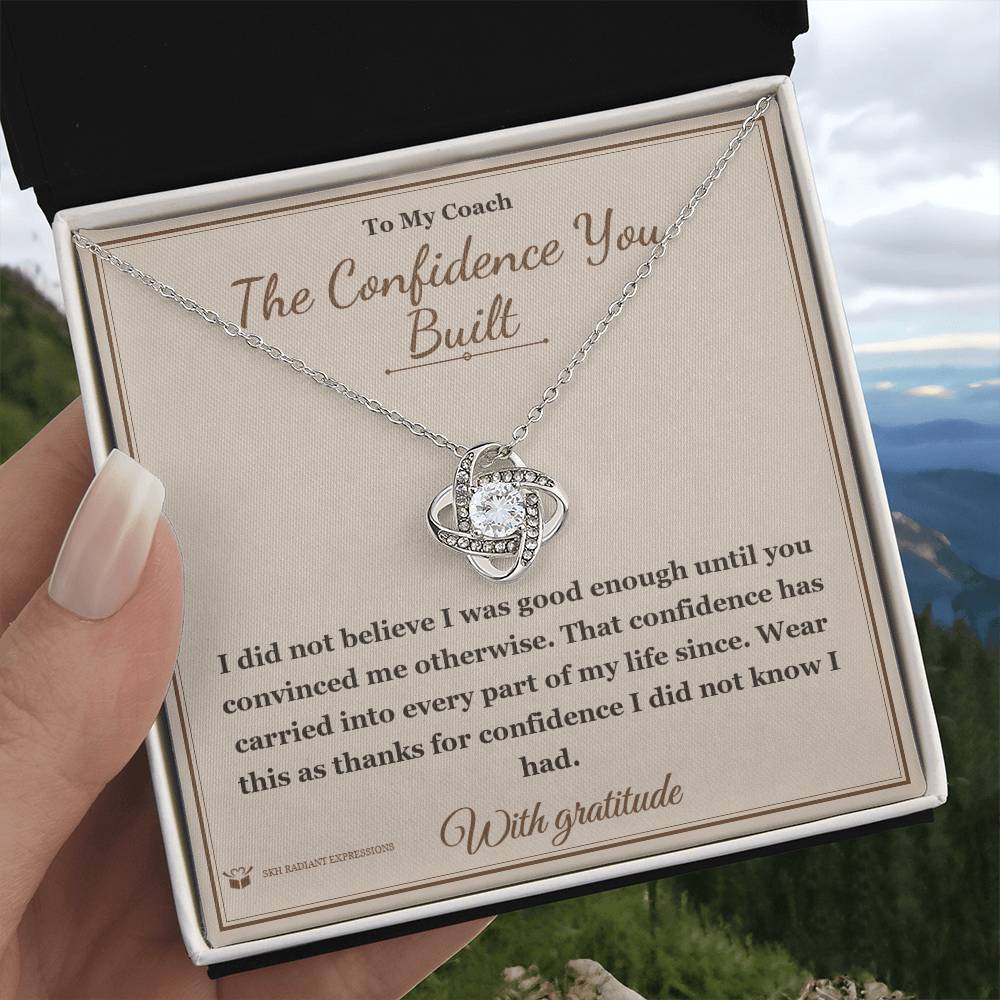 The Confidence You Built - Love Knot Necklace for Coach