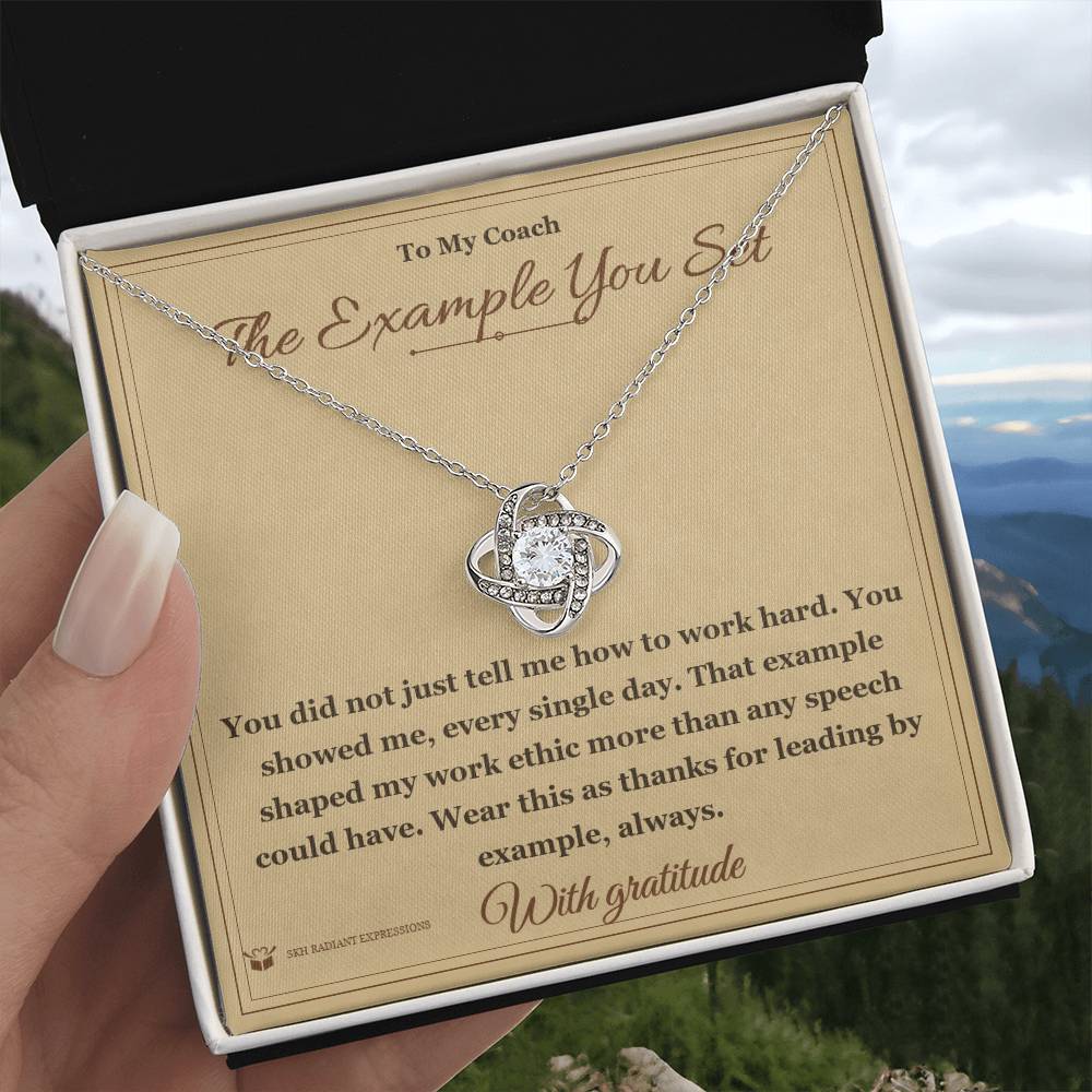 The Example You Set - Love Knot Necklace for Coach