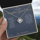 Straighten Your Crown - Love Knot Necklace for Grandson