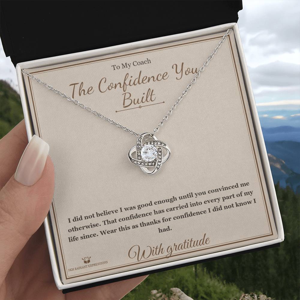 The Confidence You Built - Love Knot Necklace for Coach
