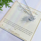 The Woman or Man I Still Notice - Love Knot Necklace with Red Rose Box for Partner