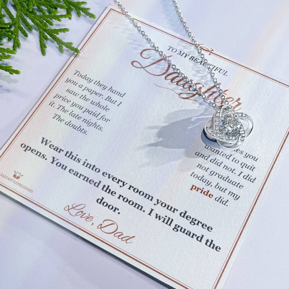 The Tassel - Love Knot Necklace for Daughter