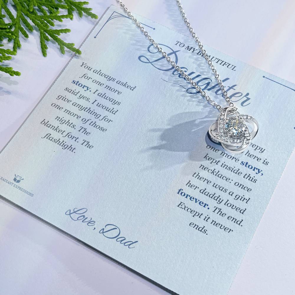One More Story - Love Knot Necklace for Daughter