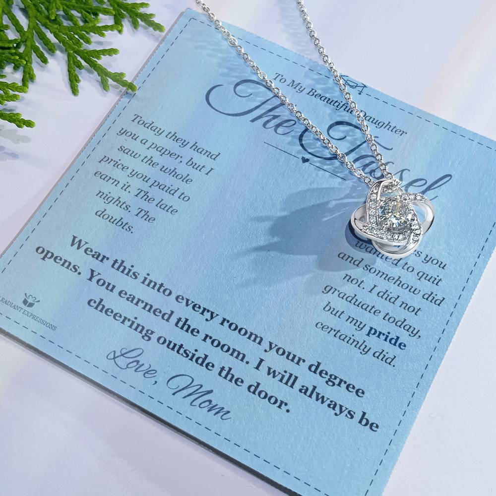 The Tassel - Love Knot Necklace for Daughter