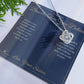 Braver Than You Believe - Love Knot Necklace for Sister - personalized keepsake gift from SKH Radiant Expressions