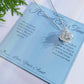 I Cannot Fix Time - Love Knot Necklace for Niece