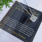 The Garden You Built With Your Own Hands - Love Knot Necklace with Red Rose Box for Wife